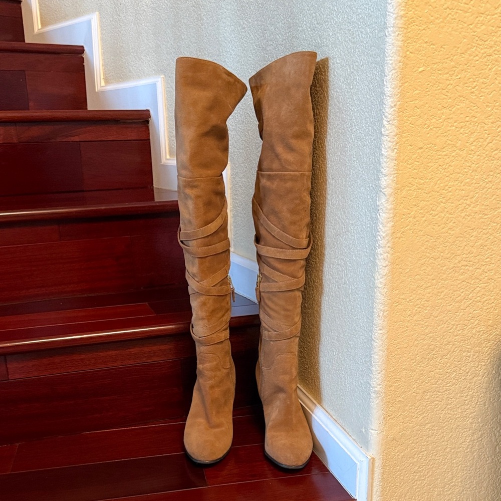 Sam Edelman Tan Over-the-Knee Boots